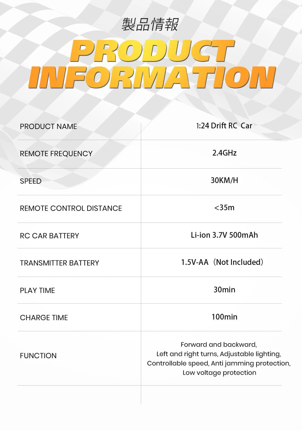 2.4G High speed Drift Rc Car 4WD Toy Remote Control AE86 Model GTR Vehicle Car RC Racing Cars Toy for Children Christmas Gifts