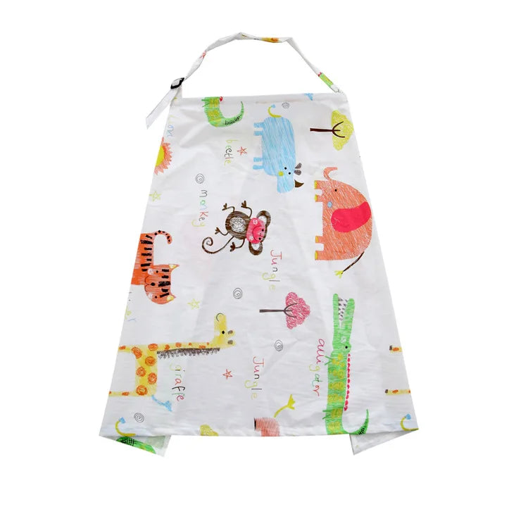 100*70cm Cute Cartoon Newborn Baby Cape for Feeding For Infants Mum Nursing Breastfeeding Cover Mother Lactation Apron