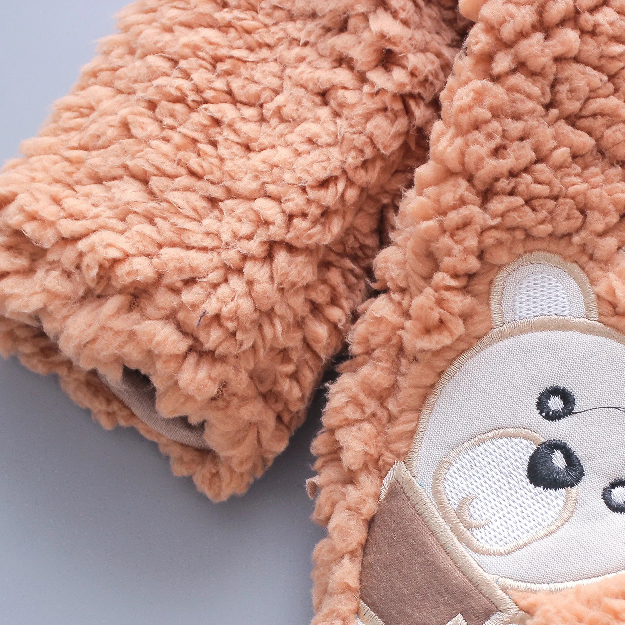 Winter New Thick And Warm Baby Boy And Girl Jumpsuit, Cartoon Teddy Bear Children'S Long Sleeved Clothes (3-18 Months)