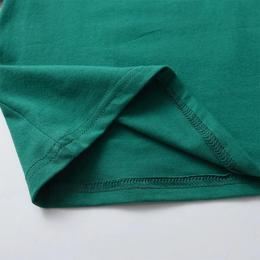 Girls Christmas Green Tops with Ruffle Sleeves Kids Reindeer Snowflake Print Soft Cotton Holiday Party Xmas Festival Tees Gift