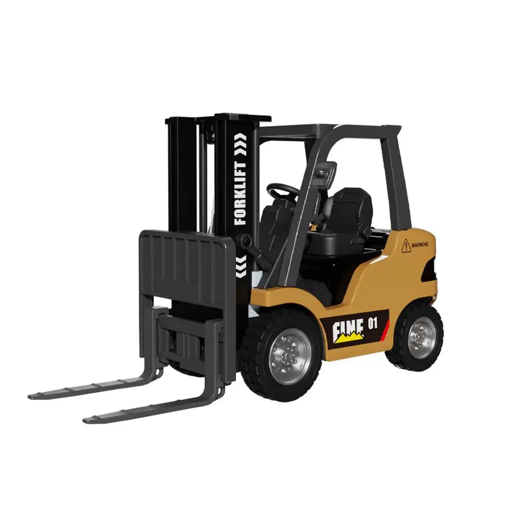 APP Controlled RC Forklift Truck 1:64 Alloy Simulation Engineering Vehicle, Bluetooth Mini Remote Control Car for Kids Adults