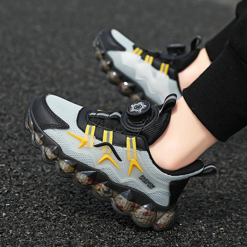 Children's Sport Shoes Boys' Fashion Running Leisure Mesh Comforthable Outdoor Kids Shoes Casual Tennis Light Sneakers Tennis