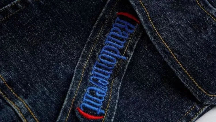 Autumn Winter Boys Fleece-Lined Cargo Pants/Korean Style Thickened Jeans for Toddler Boys