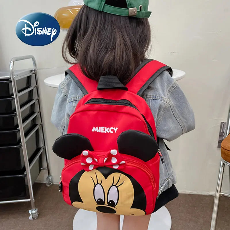 Disney Mickey and Minnie New Children's Backpack Cartoon Cute Boys and Girls Schoolbag Mini Fashion Trend Children's Backpack