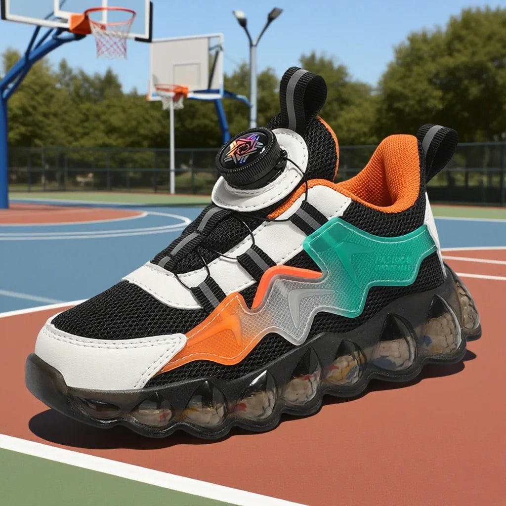 Children's Sport Shoes Boys' Fashion Running Leisure Mesh Comforthable Outdoor Kids Shoes Casual Tennis Light Sneakers Tennis