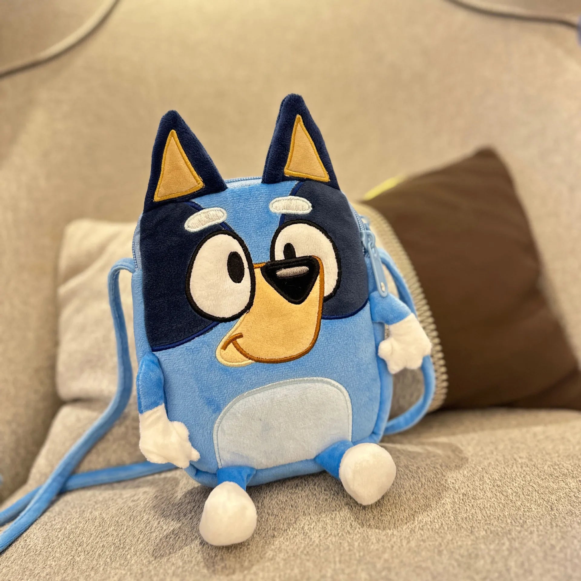 Bluey family  Schoolbag Cartoon Bingo friends Plush Backpack Picnic And Travel Snack Bag bluey pencil case Bingo coin purse gift
