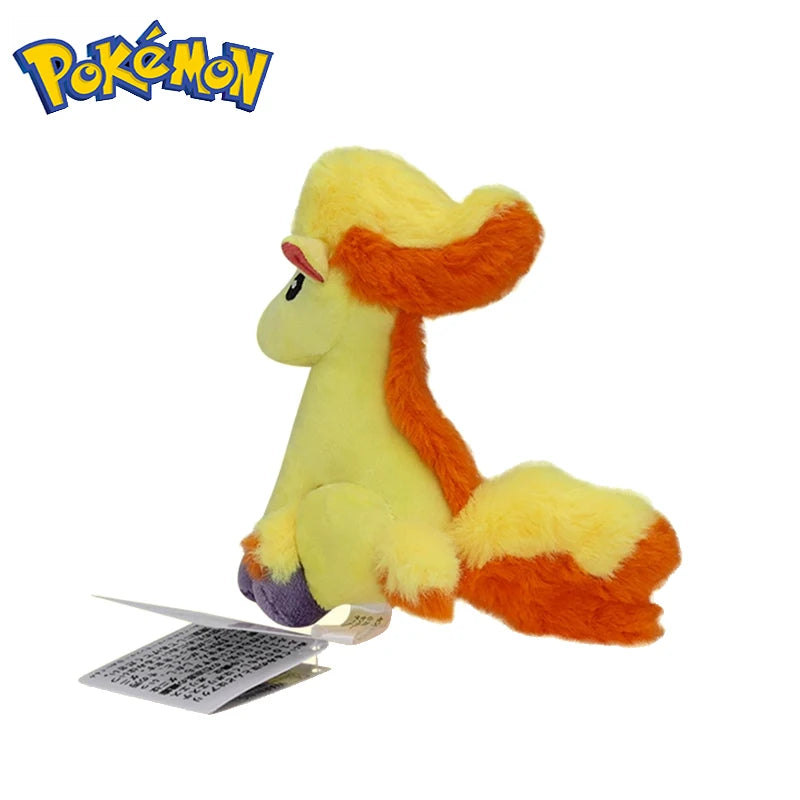 Anime Pokemon 25cm Sitting Cuties Ponyta（Galarian Form） Soft Stuffed Doll Plush Toys Birthday  & Easter  Stuffer Gift for Kids