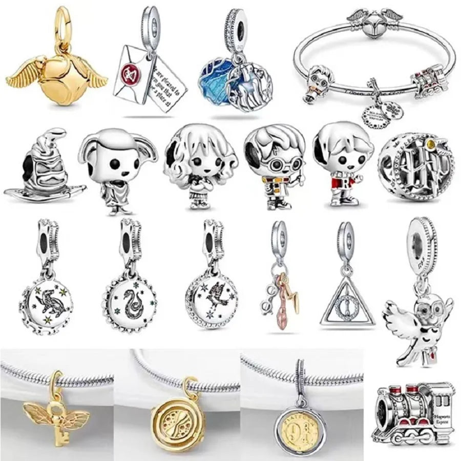 100% 925 sterling silver Marvel series Disney Charm Beads suitable for original DlY bracelets, women's jewelry gifts