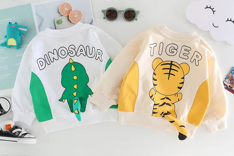 New Spring Autumn Baby Clothes Children Boys Girls Cartoon T-Shirt Pants 2Pcs/Sets Toddler Casual Costume Infant Kids Tracksuits