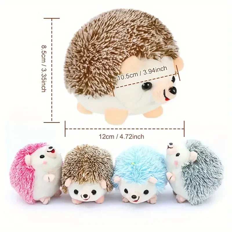 Plush Hedgehog Keychain Pendants Stuffed Animals Doll Toy Keyring Charms Backpack Accessory Adorable Handbag Pendants