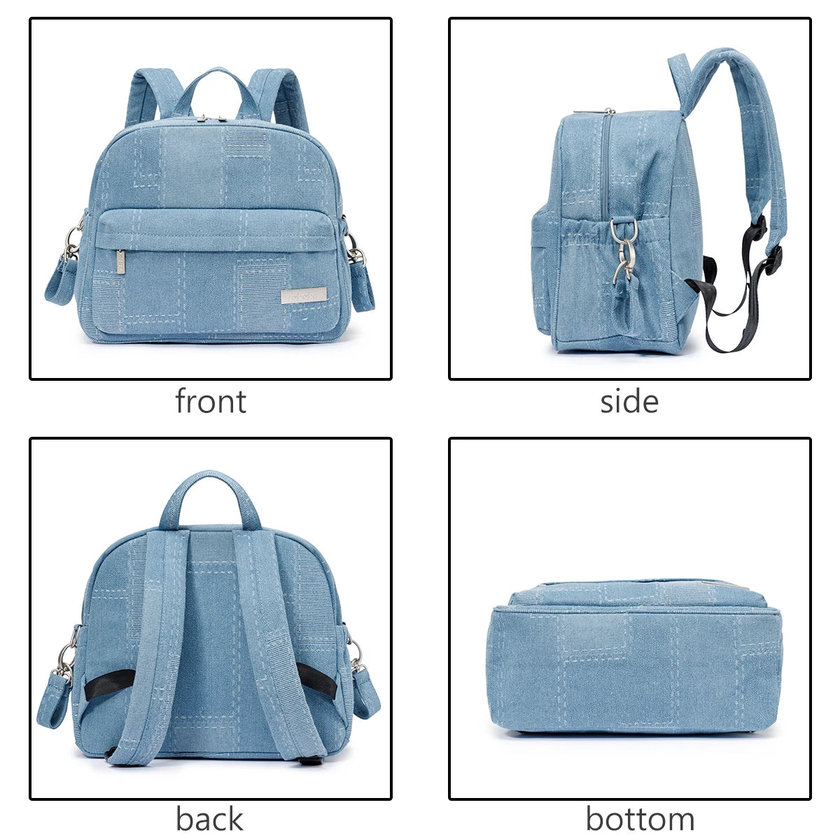 Fashion Diaper Bag for Newborn Baby Waterproof Light Weight Protable Mommy Diaper Backpack for Quick Outing Nappy Changing Bag