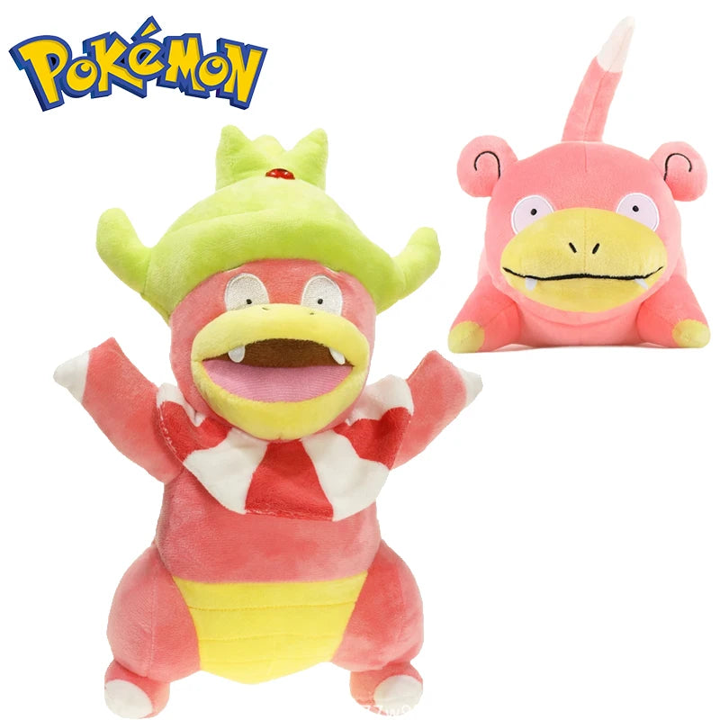 Kawaii Pokemon Slowking Stuffed Toys Cartoon Cute Slowpoke Plush Dolls Throw Pillow Birthday Gift for Kids Friends Boys