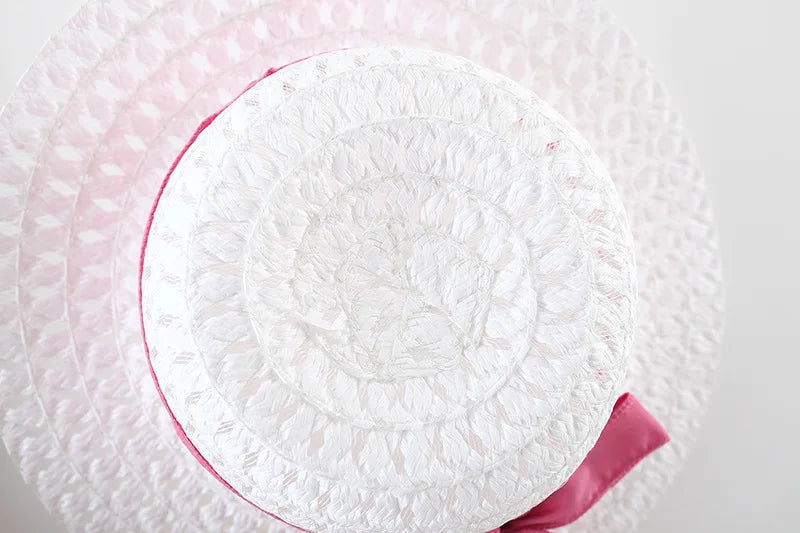 (0-3 Year Old Baby Girl Dress) Summer New Small Floral Bow Children'S Sleeveless Clothes, Free Bow Hat Included