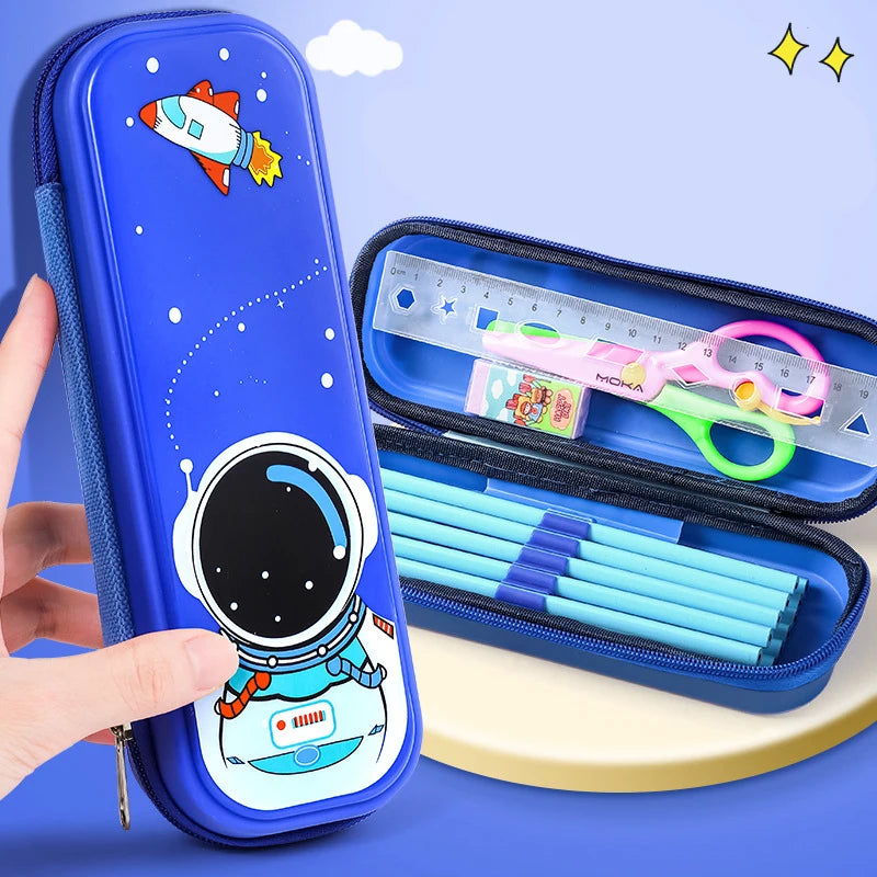 Kawaii Cute Kid Boy Girl Multi Color Selection Pencil Box School Student Stationery Box Child Pencil Storage Capacity Case Gift