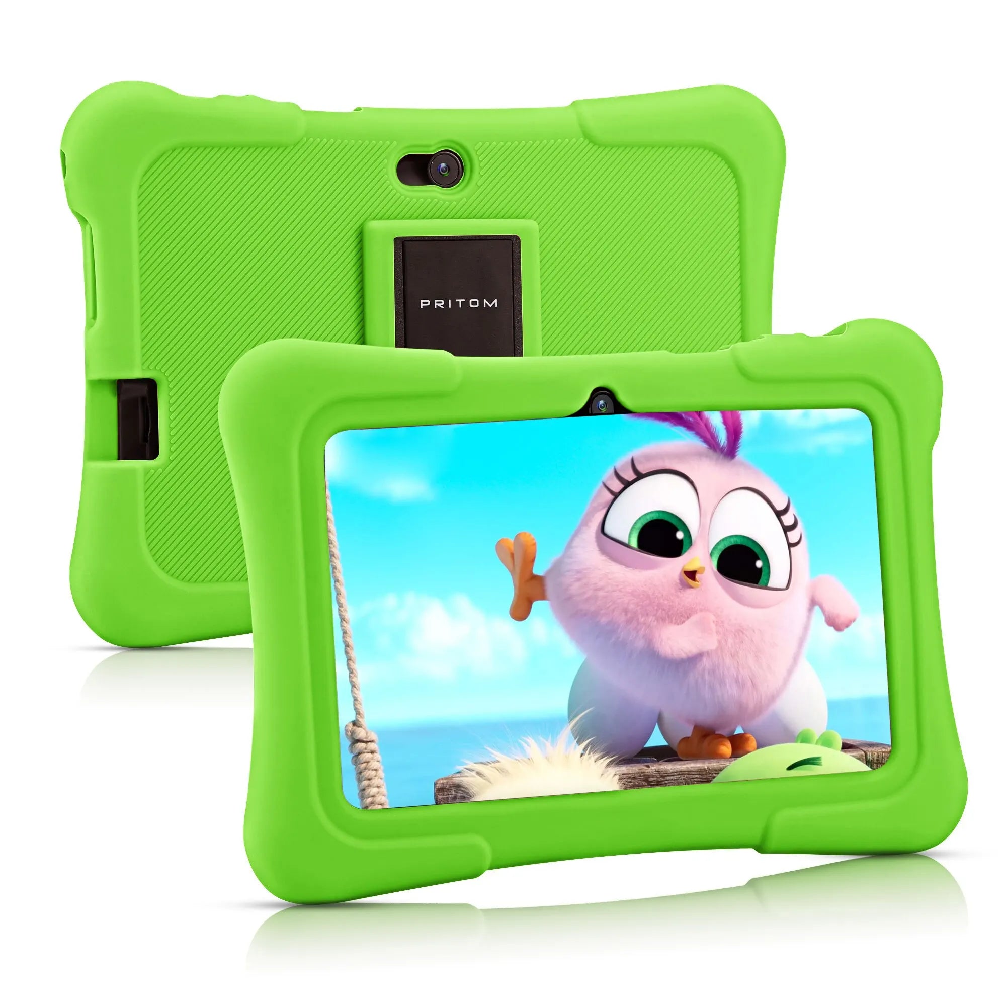 PRITOM 7 Inch Kids Tablet Quad Core Android 13 32GB WiFi Bluetooth Educational Software Installed