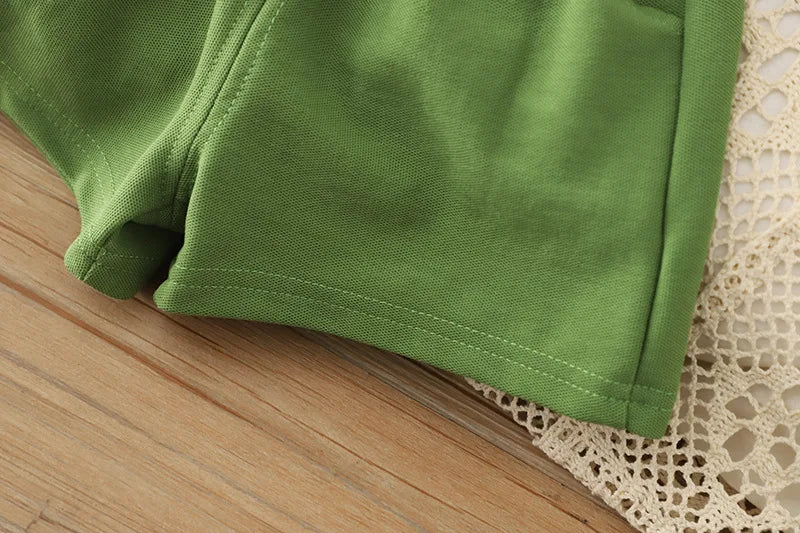 New Summer Baby Girls Clothes Suit Children Boys Fashion Vest Shorts 2Pcs/Sets Kids Clothing Infant Costume Toddler Tracksuits