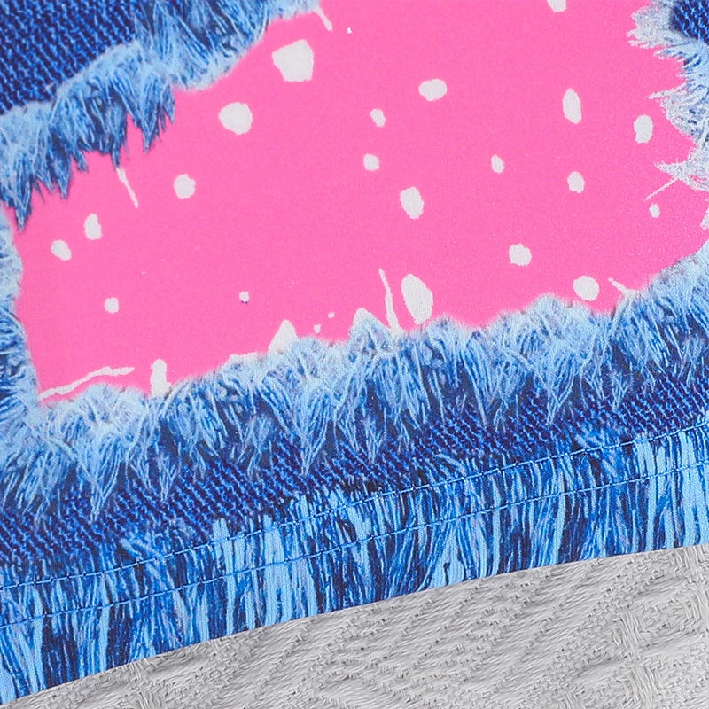 Baby Girls Clothing Set Summer New Kids Leopard Print Short Sleeve T-Shirt Shorts 2Pc Suit for 4-7Year Children Fashion Outfits