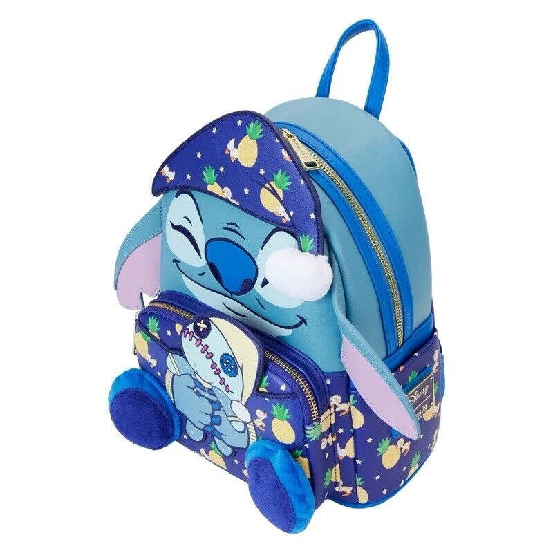 Loungefly Disney Stitch Sleeping Bed Mini Backpack Wallet