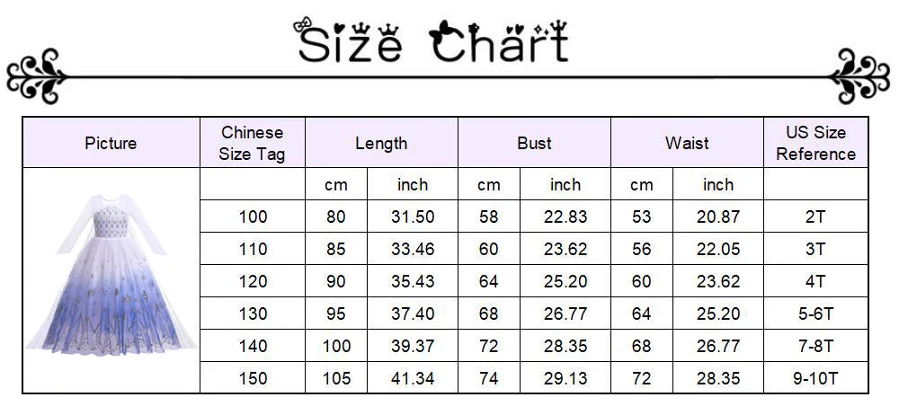 Girls Snow Queen Elsa Anna Kids Costumes For Girls 2024 Carnival Party Prom Gown Children Clothing Frozen Jasmine Princess Dress