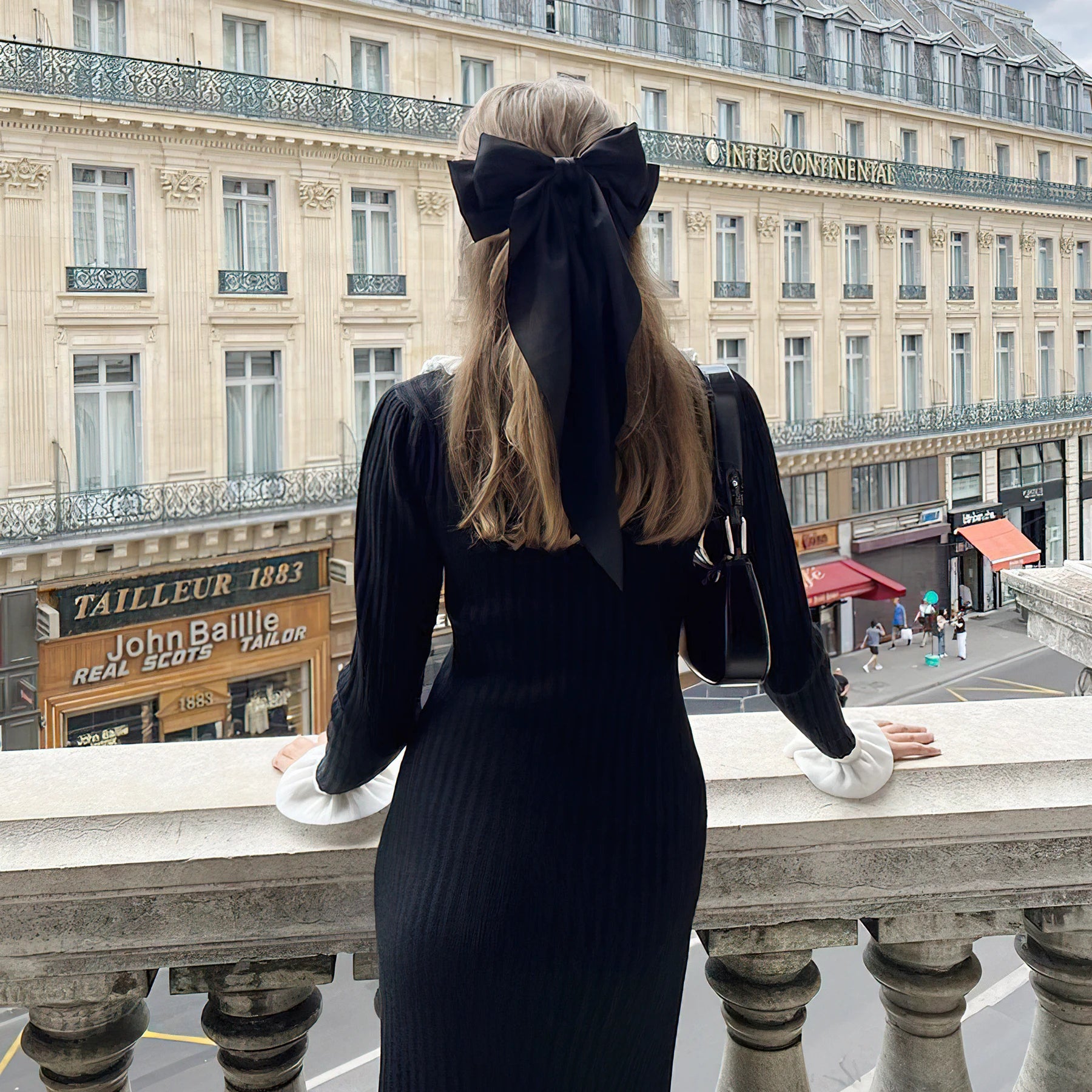 Multiple Elegant Large Bow Ribbon Clip for Women Fashion Simple Solid Satin Clip Ponytail Bow Hairpin Girls Hair Accessories