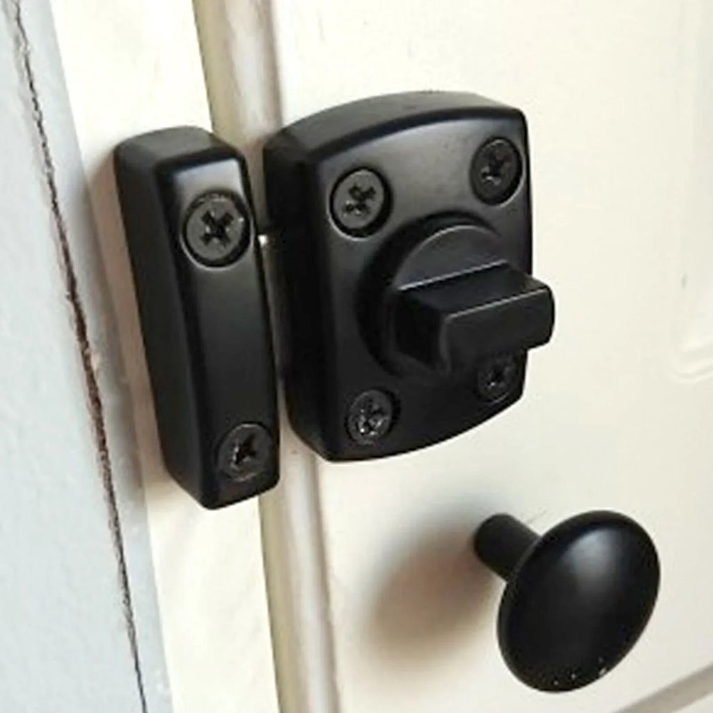 Gate Latch Slide Bolt Latches Lock, Safety Double Sided Gate Hardware