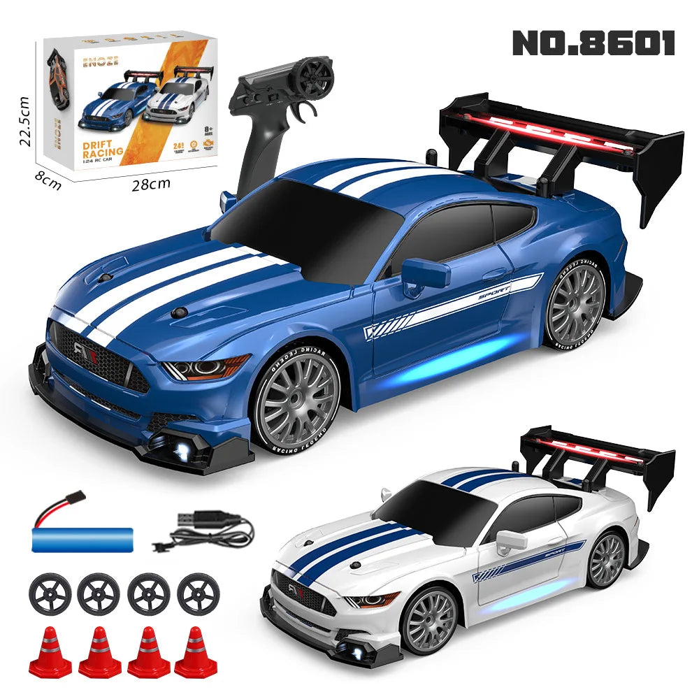 2.4G High speed Drift Rc Car 4WD Toy Remote Control AE86 Model GTR Vehicle Car RC Racing Cars Toy for Children Christmas Gifts