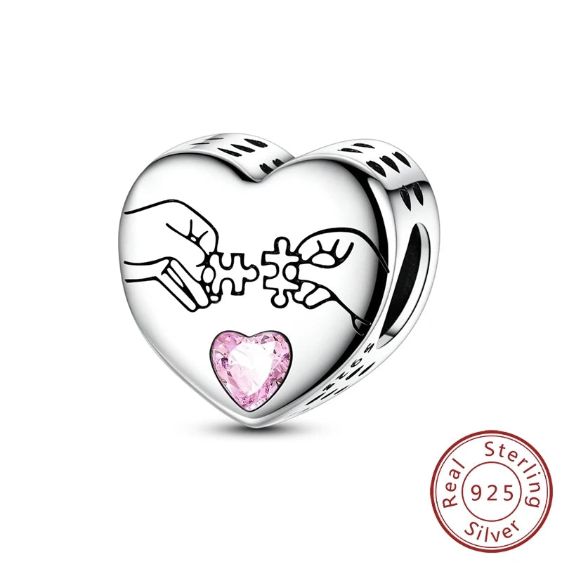 925 Sterling Silver Charms Firefly Cat Dog Coconut Charms Beads Pendant Fit Original Pendant Bracelet DIY Fine Jewelry For Women