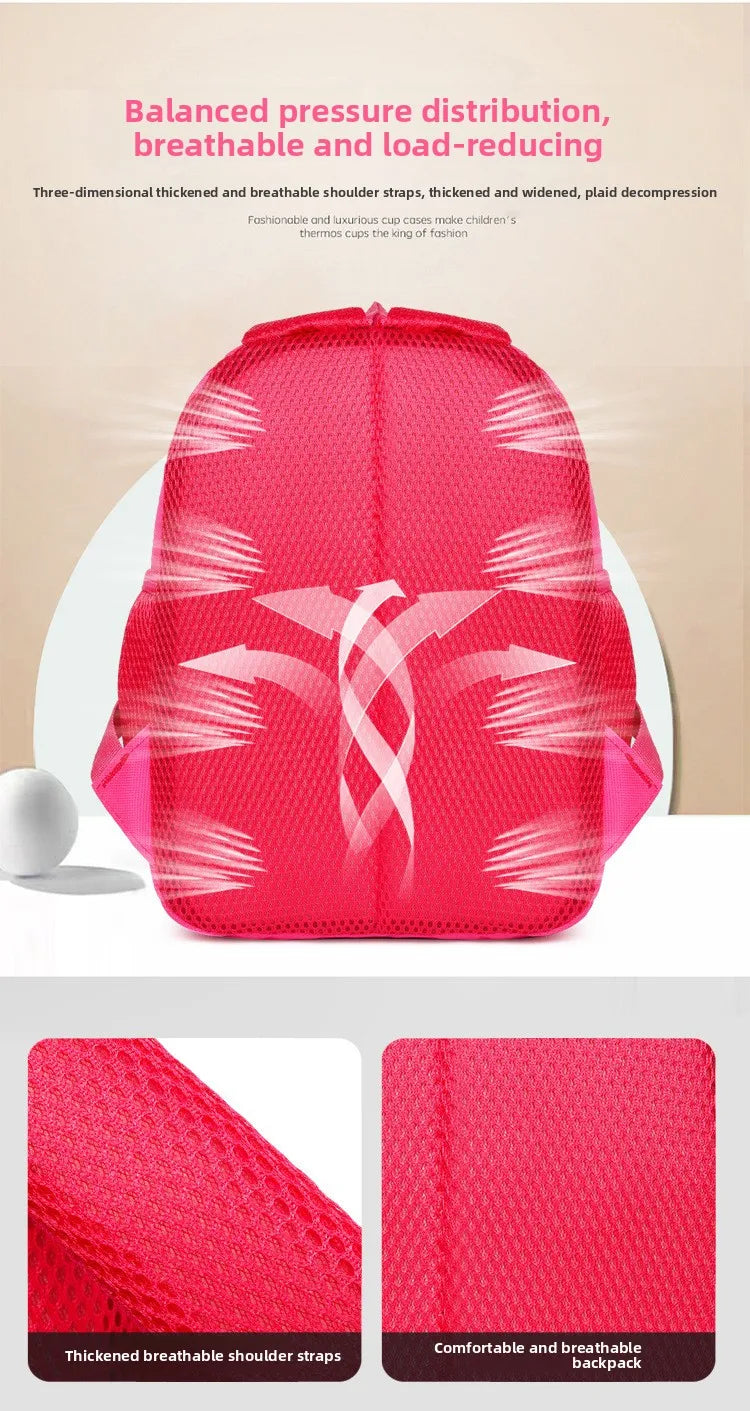 Disney Stitch New Kindergarten Schoolbag Cartoon Cute Boys and Girls Backpack High Quality Fashion Children's Schoolbag Light