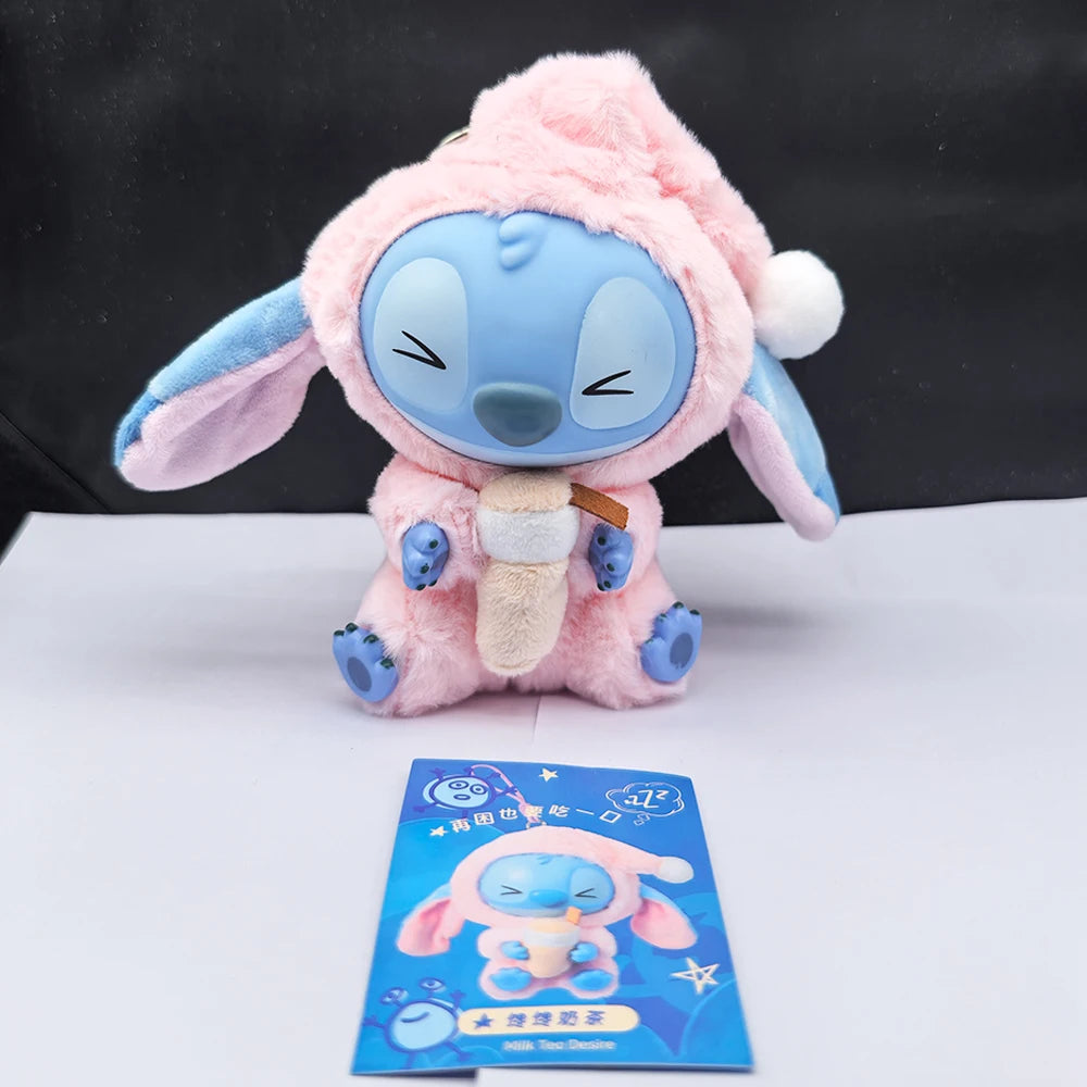 2025hot Stitch Eat Something Before Sleep Series Blind Box Plush Vinyl Toys Cute Doll Labu V3 Mystery Box Bag Pendant Decor Gift