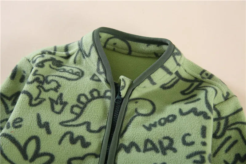 Autumn Winter Baby Clothes Children Boys Thick Long Sleeved Jacket Kids Girls Clothing Infant Cartoon Costume Toddler Sportswear