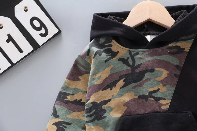 New Autumn Fashion Children Outfits Baby Girl Clothes Boys Casual Hooded T-Shirt Pants 2Pcs/Sets Toddler Costume Kids Tracksuits