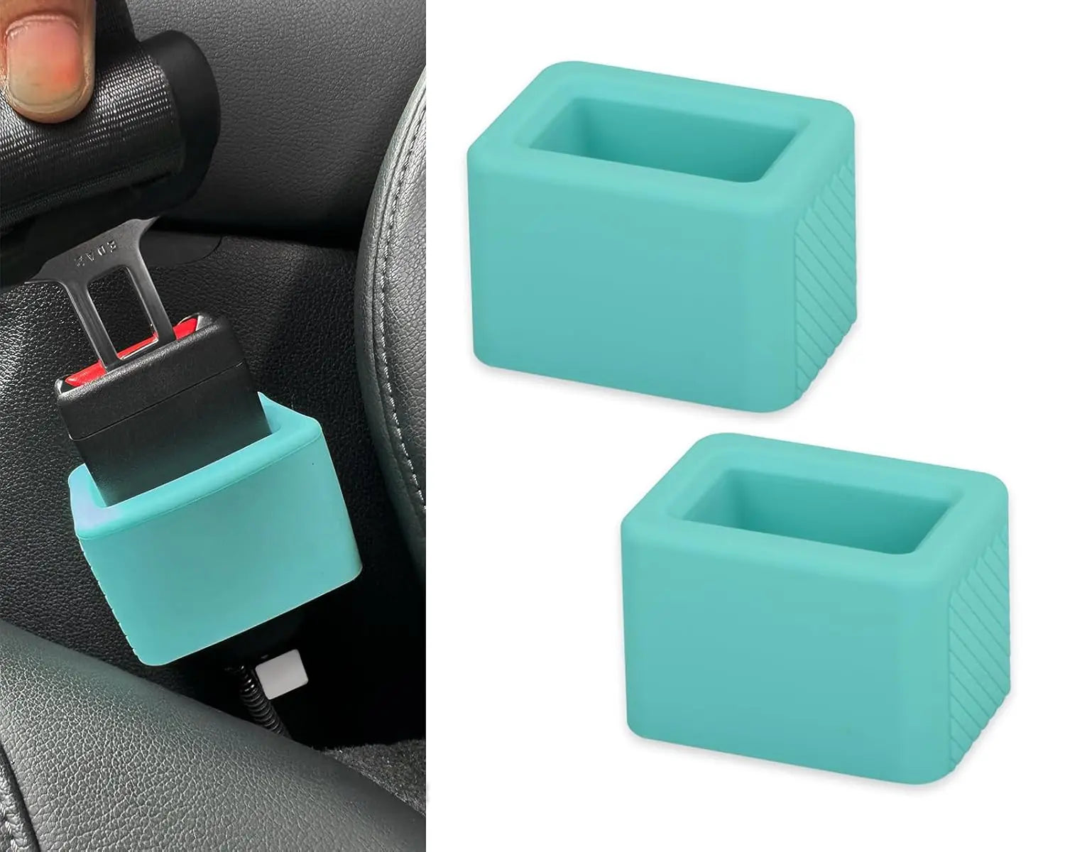 Buckle Up Car Seat Belt Guard Pink Seat Belt Holder Durable Silicone Material Car Accessories Suitable for Kids Toddler Boy Girl