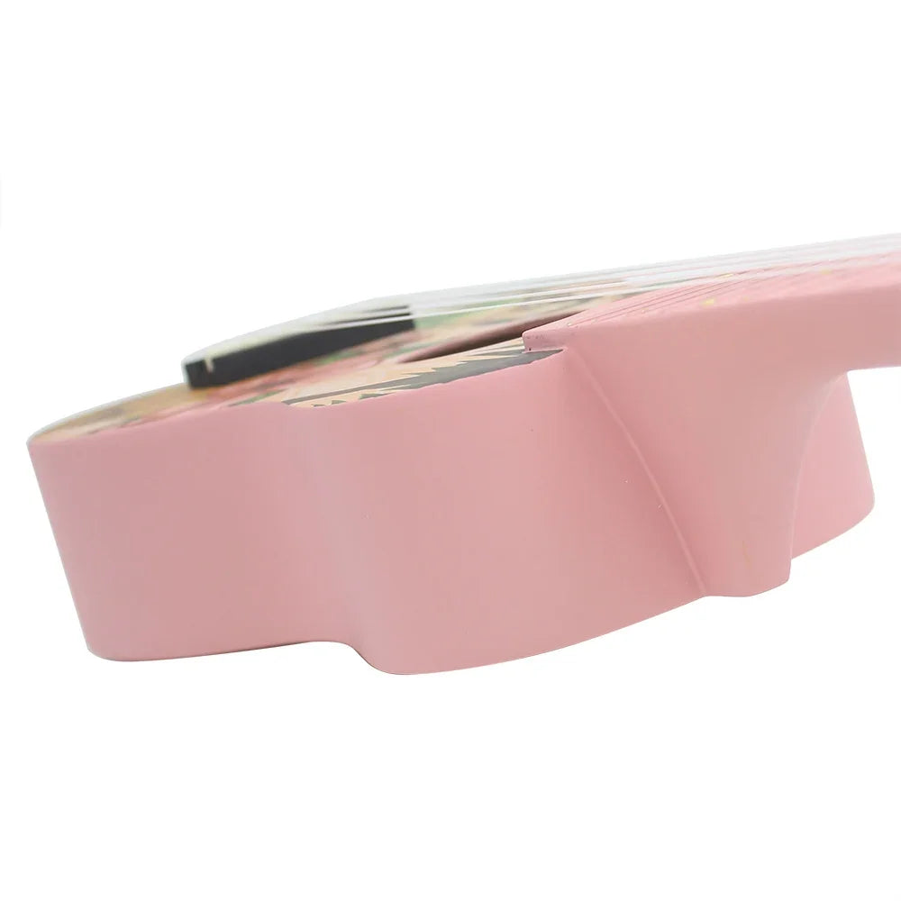 IRIN 21 Inch Ukulele Hawaiian Girl Hawaiian Guitar Musical Instrument 4 Strings Basswood Ukulele Soprano Guitar Tuner Capo Parts