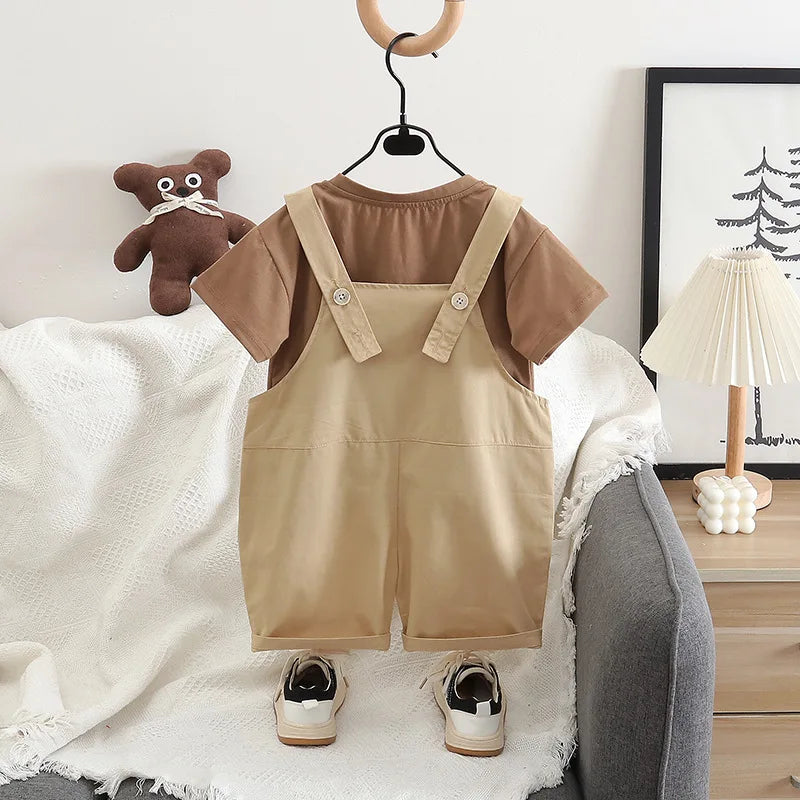 New Summer Baby Boys Clothes Set Children Cartoon T-Shirt Shorts 2Pcs/Sets Toddler Girls Clothing Infant Costume Kids Tracksuits