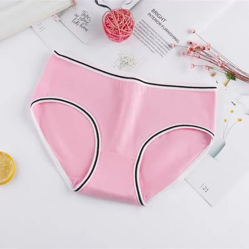 10PC Random Color Girls Cotton Briefs Kids Panties Underwear Pants 10-20