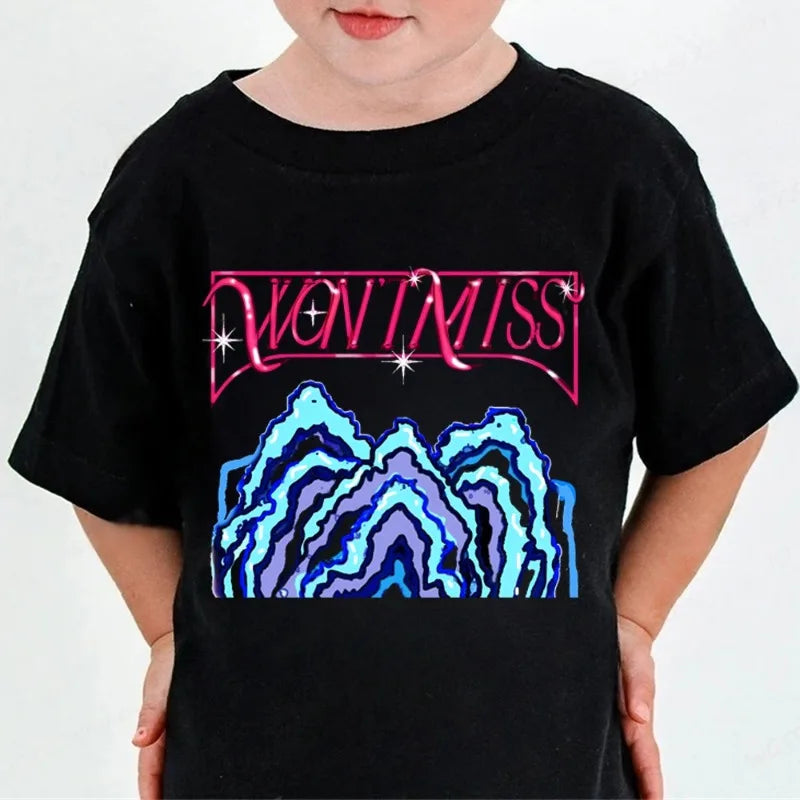 2025 New Hot Kids T-shirt K-Pop Demon Hunters T-Shirt Fans Gift Toddler Girl Boy KPop Demon Hunters Short Sleeve T-shirt