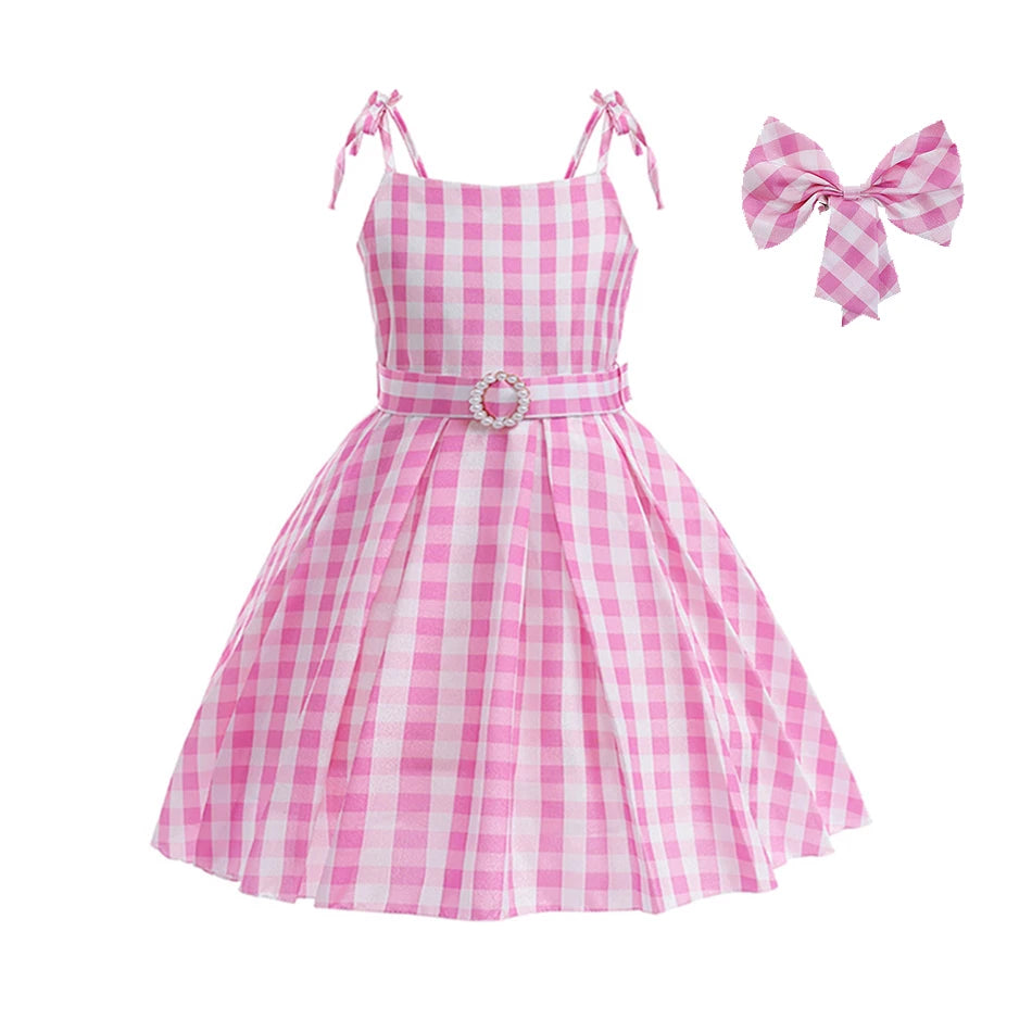 Girls Snow Queen Elsa Anna Kids Costumes For Girls 2024 Carnival Party Prom Gown Children Clothing Frozen Jasmine Princess Dress