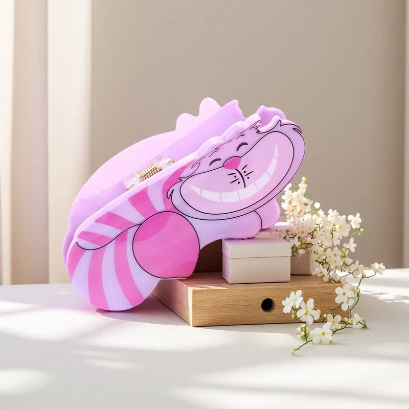 1PC/6PCS Disney's "Alice in Wonderland" cute cartoon Cheshire Cat hair claws, multi-functional hair accessories