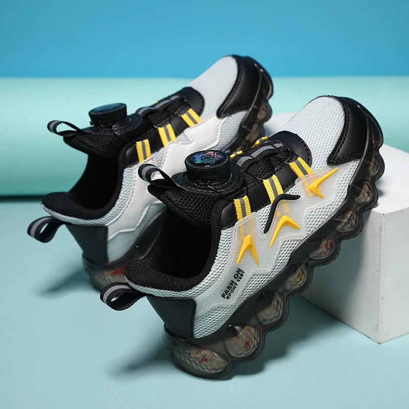 Children's Sport Shoes Boys' Fashion Running Leisure Mesh Comforthable Outdoor Kids Shoes Casual Tennis Light Sneakers Tennis