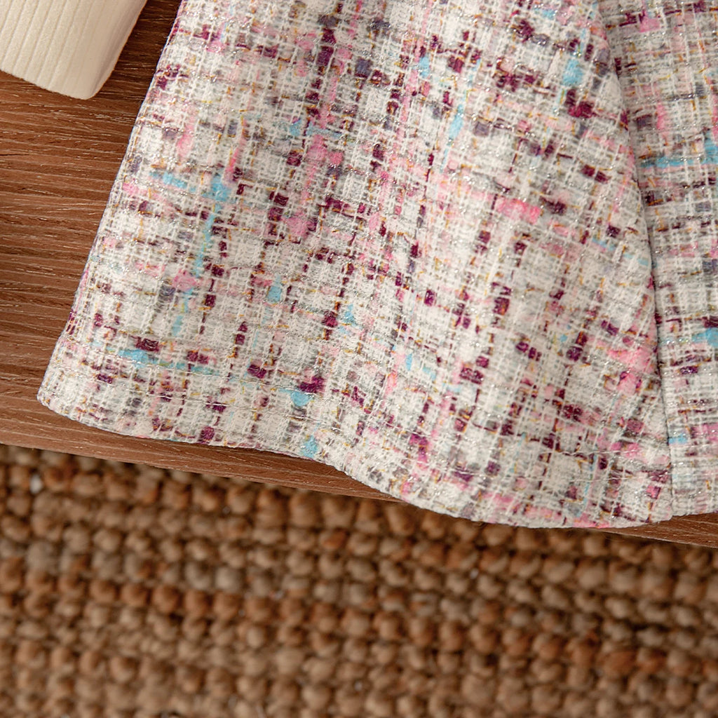 Spring And Autumn New Bow Long Sleeve Baby Girl Dress, Princess Style Children'S Clothing For Babies Aged 9 Months To 3 Years