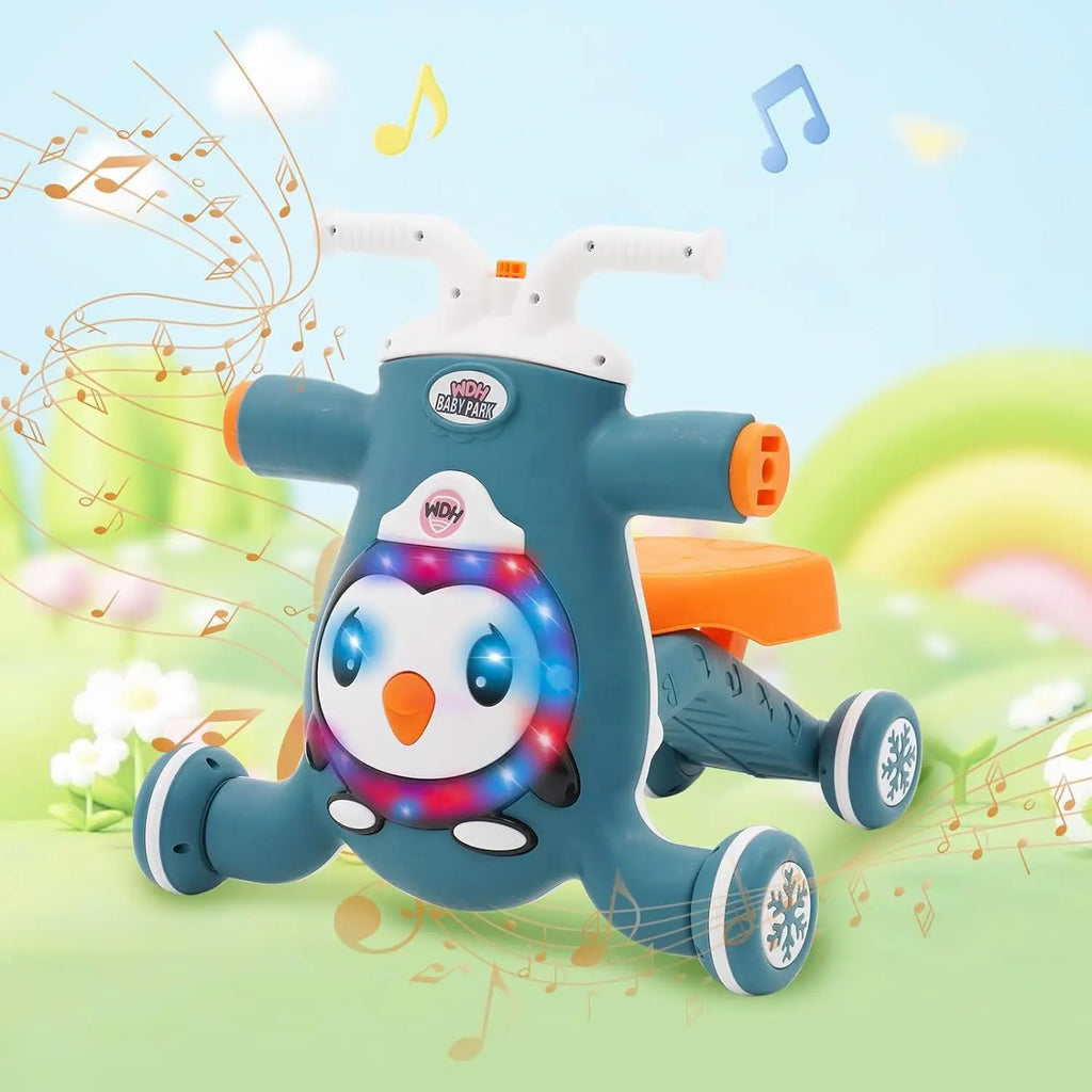 Baby Walker First Step 3 in 1 Sit-to-Stand Learning Walker Multifunctional Baby Push Along Walker Kids Activity Center