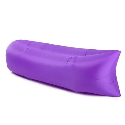 Inflatable Lounger Air Couch for Beach Chair Camping Chairs with Travel Bag & Pockets Portable Outdoor Camping Accessories