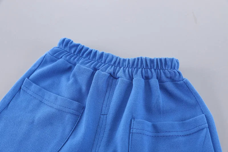 New Summer Baby Clothes Suit Children Boys T-Shirt Shorts 2Pcs/Sets Kids Girls Clothing Infant Casual Costume Toddler Tracksuits