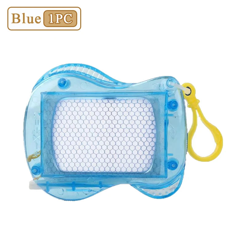 1-10PCS Mini Magnetic Drawing Board Keychain  Doodle Pad with Stylus Portable Toy Erasable Writing Board Educational Kids Gift