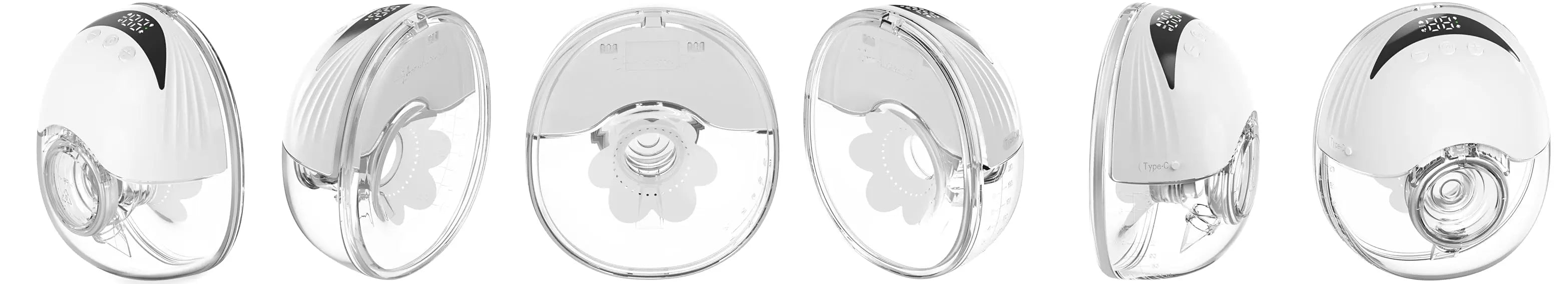 Electric Wearable Breast Milk Pump Machine Handsfree BPAFree USB Charge Painless Wireless Invisible Shelly Breast Milk Extractor