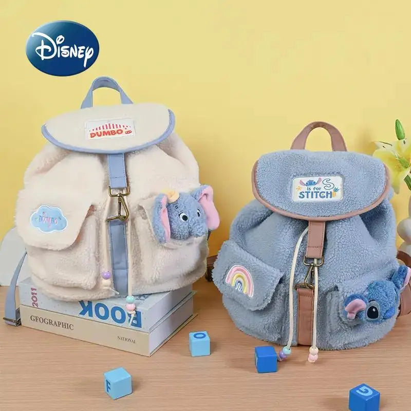 Disney New Fashion Women's Backpack Luxury Brand Original Women's Backpack Large Capacity High Quality Leisure Travel Backpack