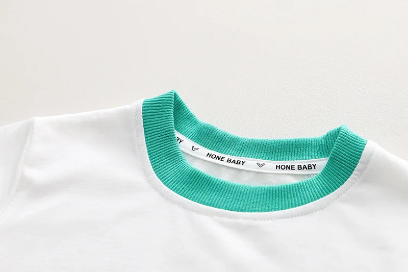 New Summer Baby Boys Clothes Children Fashion T-Shirt Overalls 2Pcs/Sets Toddler Outfits Infant Casual Costume Kids Tracksuits