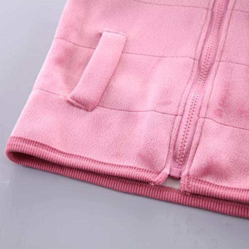 Baby Boys Clothes Sets Autumn Winter Thick Fleece Astronaut Hooded Vest Coat Pants 3Pcs for Kids Casual Outfits Girls Warm Suit