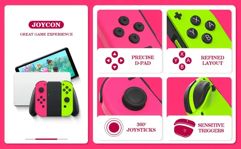 Joy con wireless Switch Control Joycon Controller with Dual Vibration Joystick Gamepad For switch video game consoles Accessorie