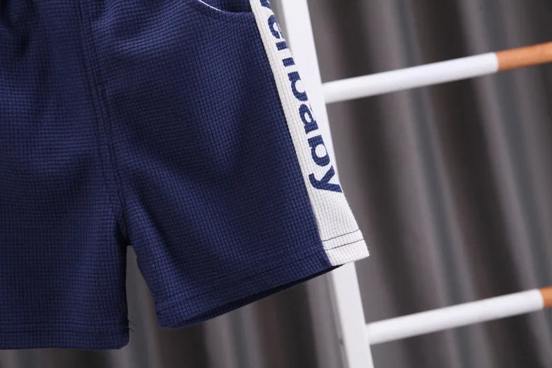 New Summer Baby Boys Clothes Suit Children Fashion T-Shirt Shorts 2Pcs/Set Kids Outfits Toddler Casual Costume Infant Tracksuits